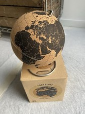 mappemonde globe terrestre en liège NEUF