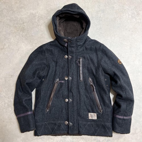 Avirex wool flight hoodie - avirex,