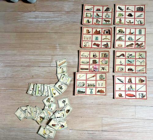 Jeu ancien loto - ancien,