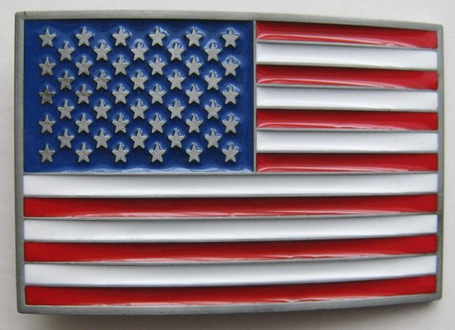 Boucle ceinture drapeau - ,