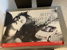 Affiche Originale Poster Peugeot 205 CJ