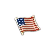 Pin's Drapeau USA flottant -