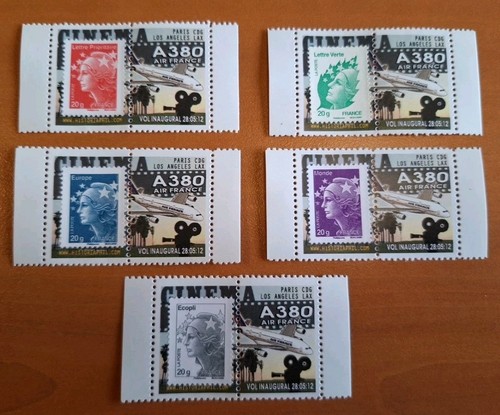 Timbres france a380 vol - france,