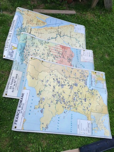 Lot affiches cartes - 3,
