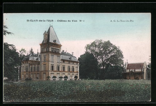 Cpa saint clair tour - cpa, saint-clair-de-la-tour