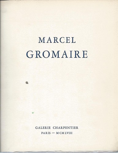 Marcel gromaire catalogue - marcel,