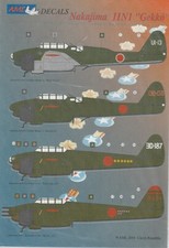 DECALCOMANIES AML 72012 NAKAJIMA J1N1 GEKKO