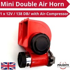 1 x trompette corne rouge 12 V