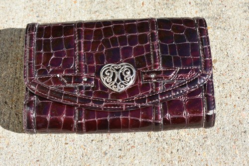 Brighton deep red crossbody - deep,