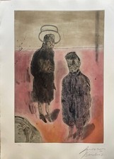 Gravure originale, José Luis Cuevas, 1981