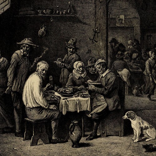 David teniers jeune - le, scène