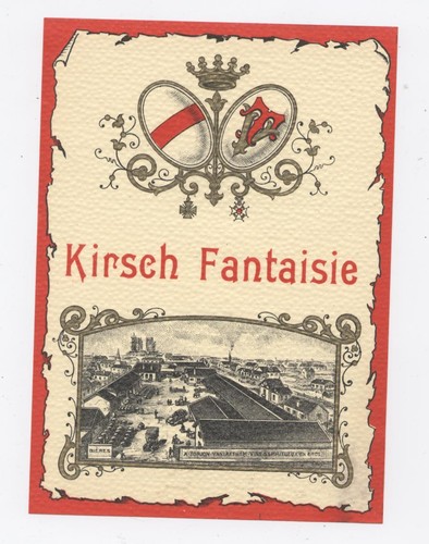 Ancienne étiquette kirsch - Étiquette,
