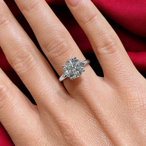 Bague solitaire diamant