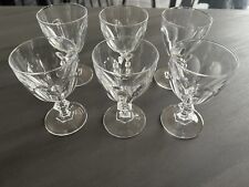 6 verres a vin rouge cristal d arques modèle rambouillet  15.5 Cl