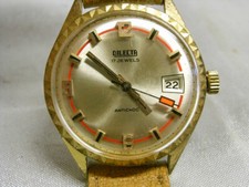 ?? DILECTA MONTRE BRACELET HOMME MOUVEMENT MECANIQUE DATEUR VINTAGE WATCH