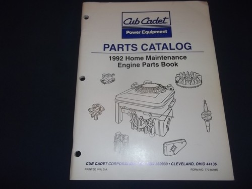 1992 cub cadet snow blower - cub,