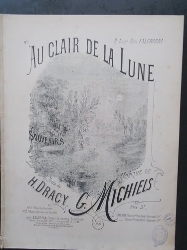 Partition ancienne piano - partition,