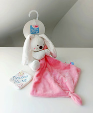 Doudou Plat/Mouchoir Lapin