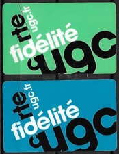 2  CARTES CINEMA UGC Fidélité
