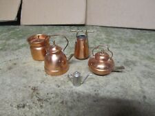 SERVICE À CAFE THE CUIVRE JOUET POUPÉE MINIATURE DÎNETTE