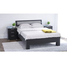 Vicco table de nuit noir table de chevet meuble de chevet 3 tiroirs par 2