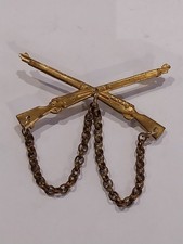 insigne brevet tireur elite fusil Berthier WW2 sur épingle