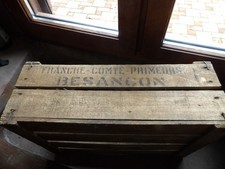Ancienne caisse en bois,primeurs,cagette,décoration,jardinière
