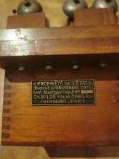 Dynamo téléphone ancien bois