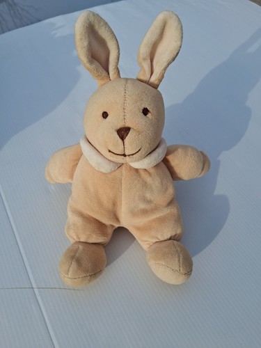 Doudou lapin marron caramel - marron,