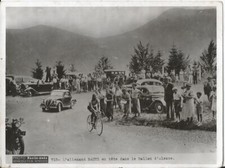 Photo de presse - Tour de France 1937 - Ballon Alsace  Erich Bautz Vieilles auto