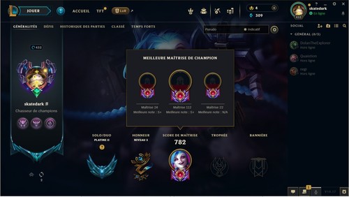 Compte league legends - league,