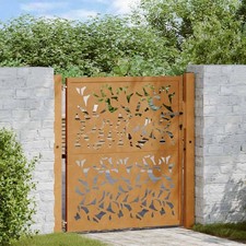Portail de jardin noir 100x150
