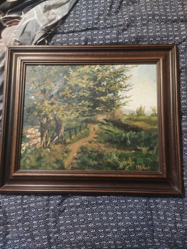 Tableau ancien huile sur toile - huile,