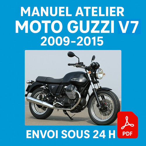 Manuel atelier moto guzzi - manuel, v7