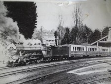 photo N/B -B/W (24x18 cm) Romney Hythe and Dymchurch Railway U.K - tampon SNCF