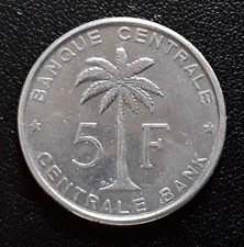 CONGO BELGE 5 Francs Banque