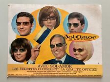 PUBLICITE 1965 SOL-AMOR LES LUNETTES DE SOLEIL DES VEDETTES   FRANCOISE HARDY