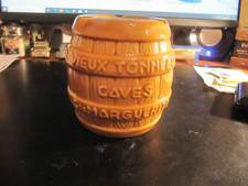 CENDRIER VIEUX TONNEAU CAVES Ste MARGUERITE DIAMETRE 10 CM HAUTEUR 11 CM SUPERBE