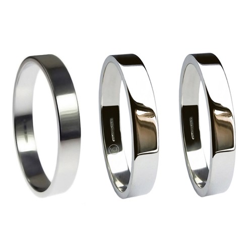 5mm 18ct blanc - or,