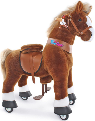 Kids ride horse - ride, on