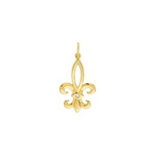 Pendentif Charm Fleur De Lis