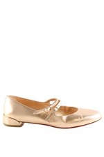 Ballerines en cuir verni roses