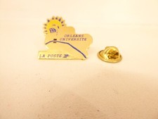 Pin's Pins Pin Badge - UNIVERSITE D'ORLEANS / UNIVERSITY - LA POSTE - DORE