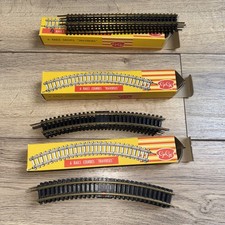 Boite "GéGé" de train électrique rail droits & Rails Courbes HO SNCF vintage