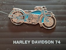 pins moto harley davidson 74