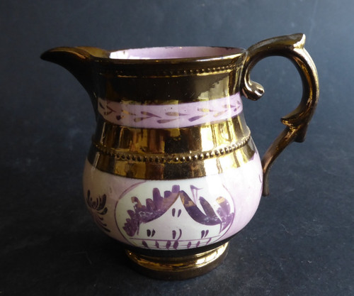 Pot lait faïence anglaise - a,