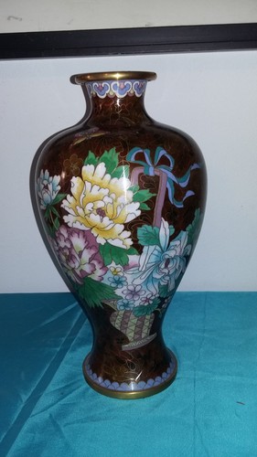 Grand vase cloisonne - grand,