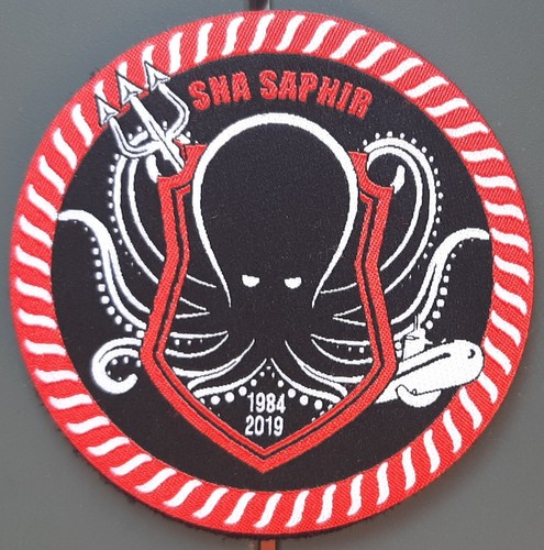 Patch sous marin saphir - sous,