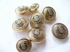 8 boutons ancien vintage en