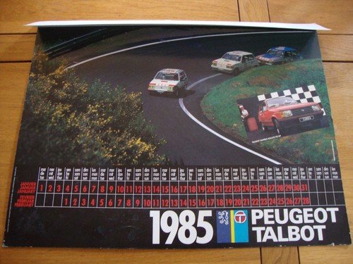 Rare calendrier 1985 - calendrier,